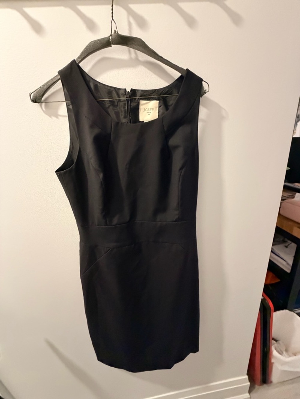 J. Crew Black Suiting Dress
